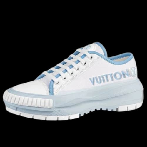 LOUIS VUITTON Squad Sneakers 'White Blue' (Women's)
