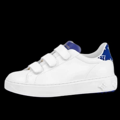 LOUIS VUITTON Time Out Sneakers 'White with Blue' (Women's)