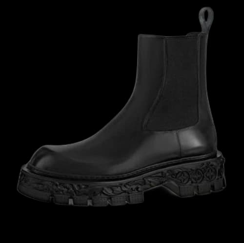 LOUIS VUITTON Lv Baroque Chelsea Boots 'Black'