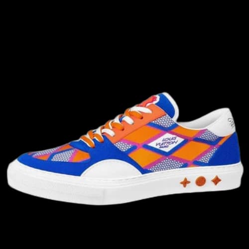 LOUIS VUITTON LV Ollie Richelieu Sneakers 'Blue Orange'