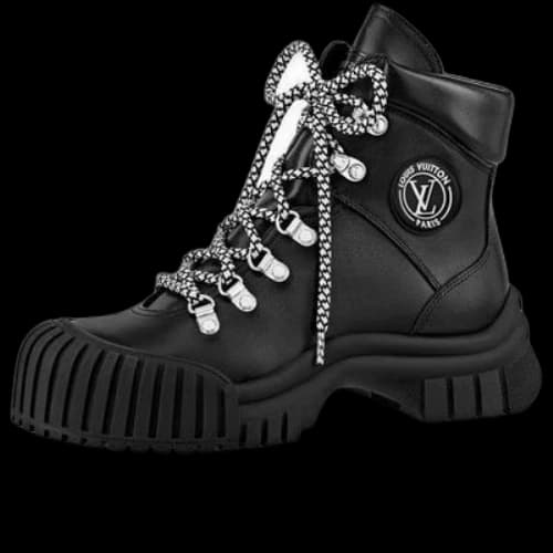 LOUIS VUITTON LV Ruby Flat Ranger Boots 'Black' (Women's)