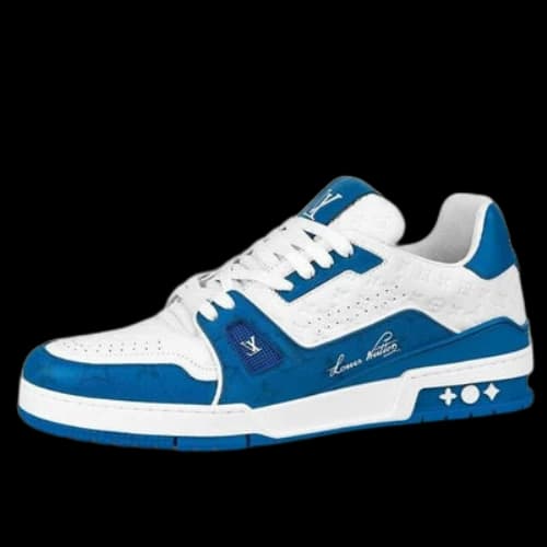 LOUIS VUITTON LV Trainers 'White Blue'