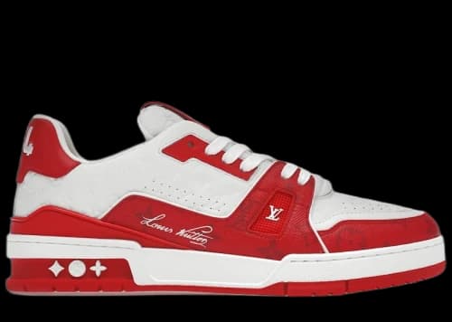 Louis Vuitton Trainer #54 Signature Red White