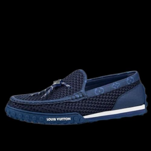 LOUIS VUITTON Racer Moccasins Shoes 'Blue'