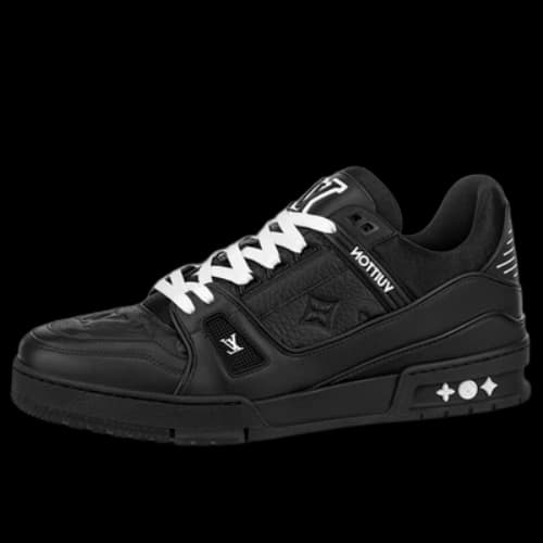 LOUIS VUITTON Trainer Sneakers 'Black Monogram'