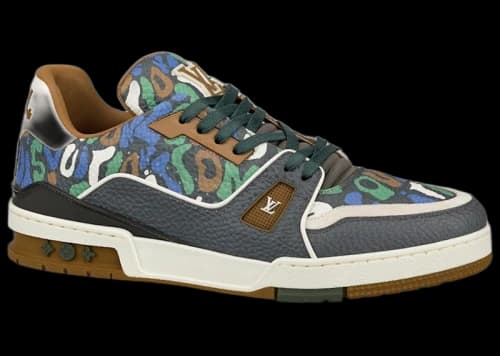 Louis Vuitton Trainer Khaki Camo