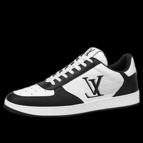 LOUIS VUITTON Rivoli Sneakers 'White with Stripes and Black Logo'
