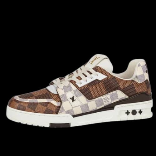LOUIS VUITTON LV Trainer Sneakers 'Brown and White Plaid'