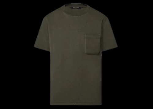 Louis Vuitton LVSE Signature 3D Pocket Monogram T-shirt Dark Khaki