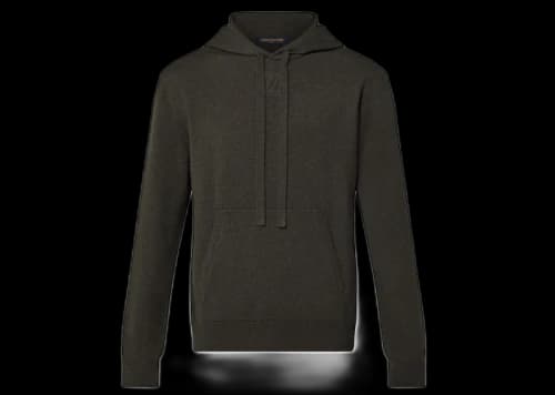 Louis Vuitton LVSE LV Embossed Hoodie Dark Khaki