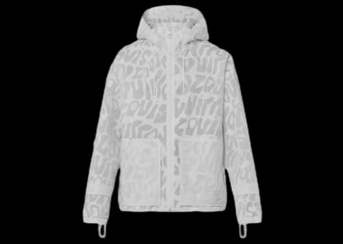 Louis Vuitton Transparent Packable Windbreaker Optical White