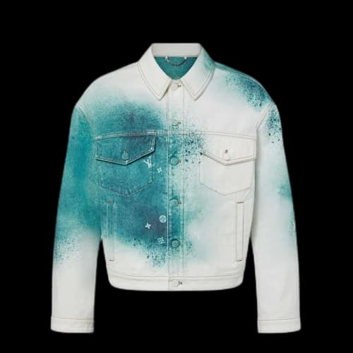 Louis Vuitton LV Spray Denim Jacket Multicolor