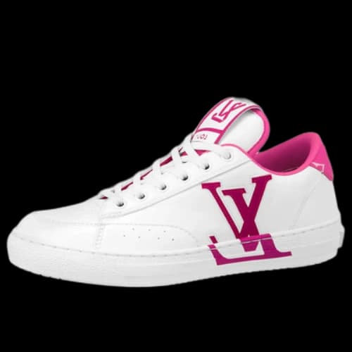 LOUIS VUITTON Charlie Sneakers 'White Fuchsia' (Women's)