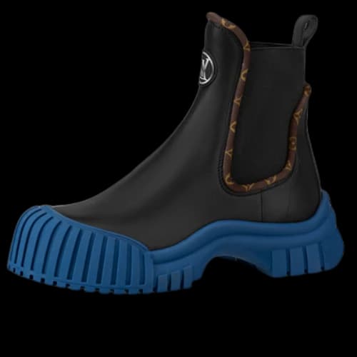 LOUIS VUITTON Ruby Flat Ranger Boots 'Black' (Women's)