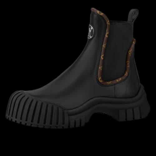 LOUIS VUITTON Ruby Flat Ankle Boots 'Black' (Women's)