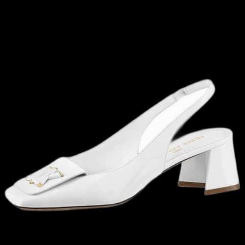 LOUIS VUITTON Shake Slingback Pumps 'White' (Women's)