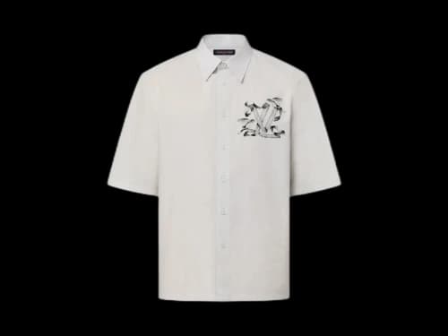 Louis Vuitton Birds SS Shirt Mineral Beige