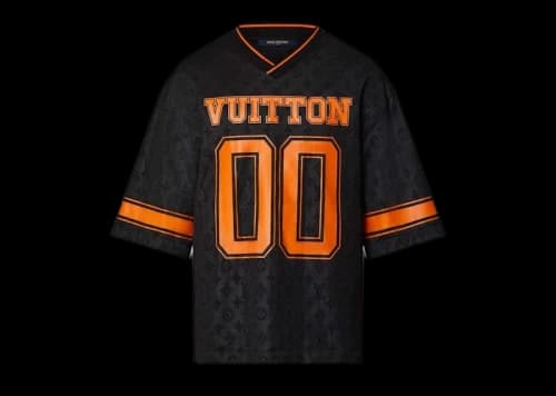 Louis Vuitton Monogram Sporty V-Neck T-shirt Black