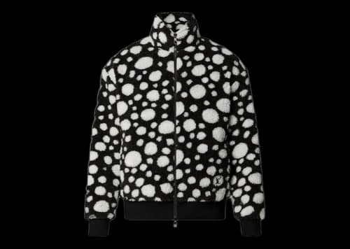 Louis Vuitton x Yayoi Kusama Infinity Dots Fleece Blouson Black/White