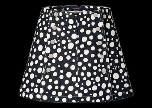 Louis Vuitton x Yayoi Kusama Infinity Dots Mini Skirt Black/White