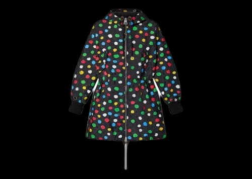 Louis Vuitton x Yayoi Kusama Painted Dots Long Parka Black