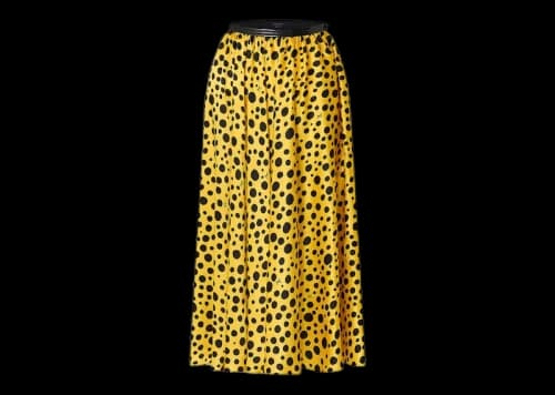 Louis Vuitton x Yayoi Kusama Infinity Dots Midi Skirt Ocre/Yellow