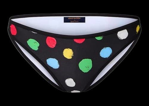 Louis Vuitton x Yayoi Kusama Painted Dots Bikini Bottoms Black