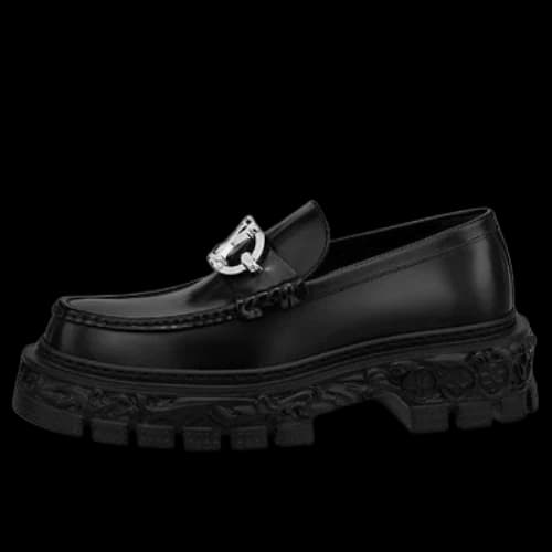 LOUIS VUITTON Baroque Loafers 'Black'