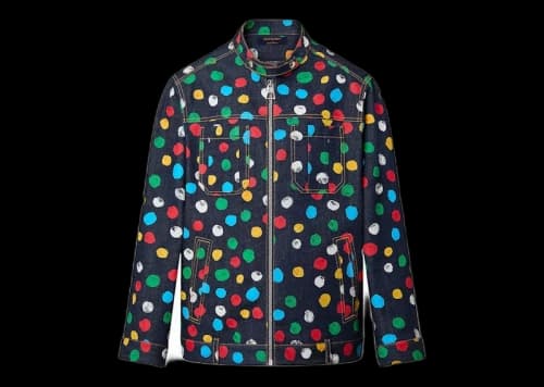 Louis Vuitton x Yayoi Kusama Painted Dots Denim Jacket Indigo/Blue