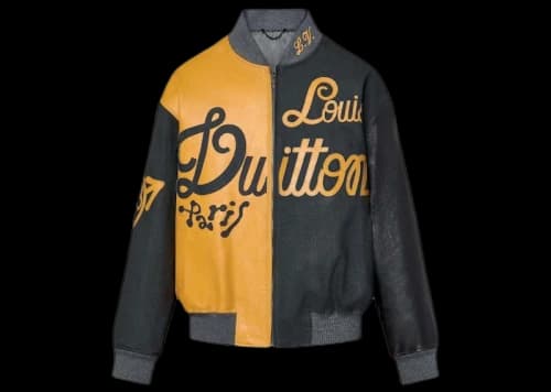 Louis Vuitton Mix Canvas Leather Bomber Marigold