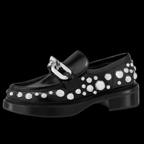 LOUIS VUITTON x YK Academy Loafers 'Black with White Dots' (Women's)