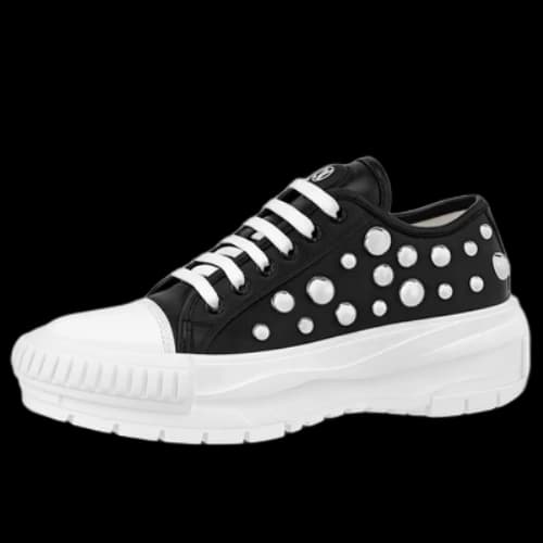 LOUIS VUITTON x YK Academy Sneakers 'Black with White Dots' (Women's)