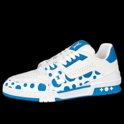 LOUIS VUITTON x YAYOI KUSAMA Sneaker 'White Blue'