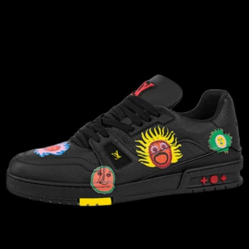 LOUIS VUITTON x YAYOI KUSAMA Sneaker 'Black with Icons'