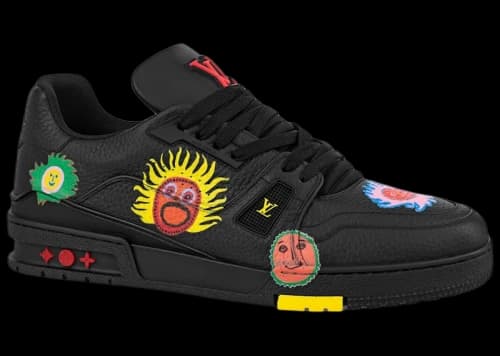 Louis Vuitton x Yayoi Kusama Trainer Black Print