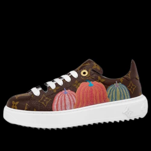 LOUIS VUITTON x YK ACADEMY Time Out Sneakers 'Brown Monogram with Icons' (Women's)