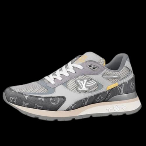 LOUIS VUITTON Run Away Sneakers 'Grey Yellow'