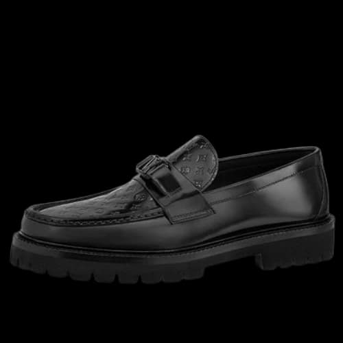 LOUIS VUITTON Major Loafer Shoes 'Black'