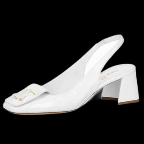 LOUIS VUITTON Shake Slingback Pumps 'White' (Women's)