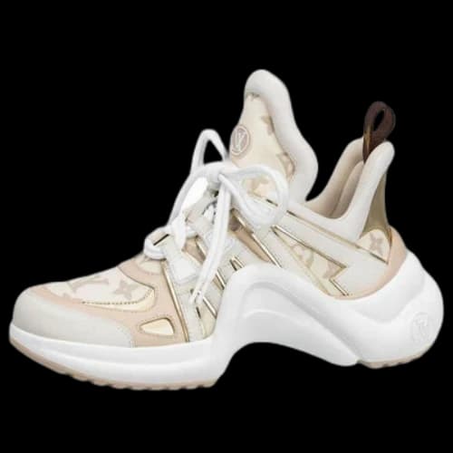 LOUIS VUITTON LV Archlight Sneakers 'Beige Monogram Gold' (Women's)