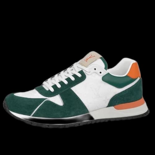 LOUIS VUITTON Run Away Sneakers 'White Green Orange'