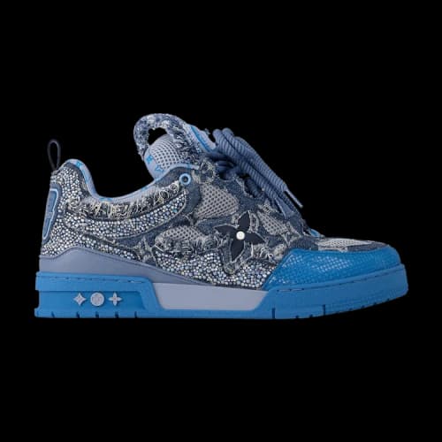 Swarovski x Louis Vuitton Skate Sneaker 'Blue Monogram'
