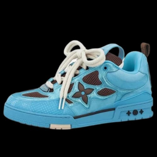 LOUIS VUITTON Skate Sneakers 'Blue Brown'