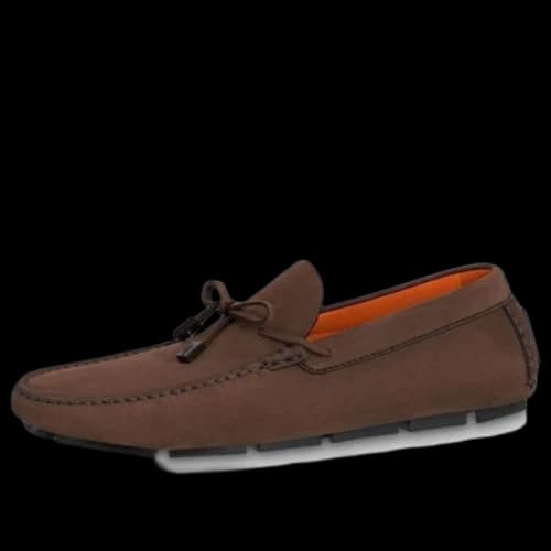 LOUIS VUITTON LV Driver Moccasins Shoes 'Brown with Black'