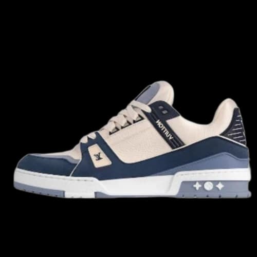 LOUIS VUITTON LV Trainer Sneakers 'Blue Beige'