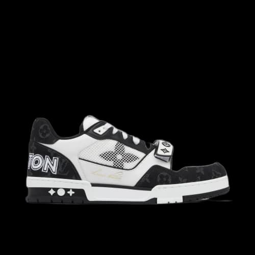 Louis Vuitton LV Trainer Monogram Denim Black White