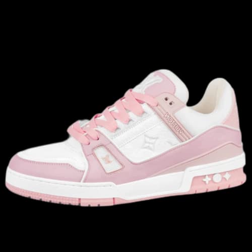 LOUIS VUITTON LV Trainers 'White Pale Pink'