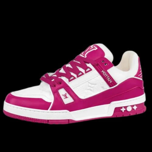 LOUIS VUITTON LV Trainers 'White Hot Pink'
