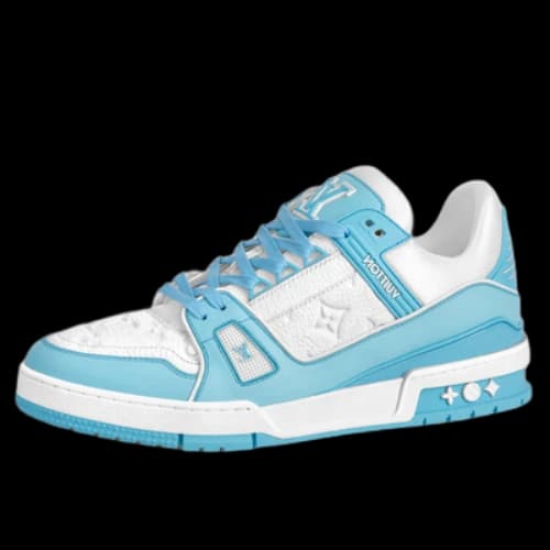 LOUIS VUITTON LV Trainers 'White Monogram Blue'