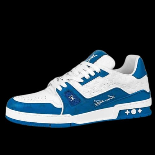 LOUIS VUITTON LV Trainers 'White Blue'